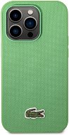Lacoste Iconic Petit Pique Logo iPhone 14 Pro Max zöld hátlap tok - Telefon tok