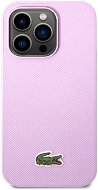 Lacoste Iconic Petit Pique Logo Back Cover for iPhone 14 Pro Purple - Phone Cover
