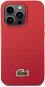 Lacoste Iconic Petit Pique Logo iPhone 14 Pro piros hátlap tok - Telefon tok