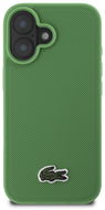 Lacoste Iconic Petit Pique Woven Logo MagSafe Back Cover für das iPhone 16 Plus Green - Handyhülle