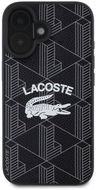 Lacoste Blend Monogram MagSafe Back Cover für das iPhone 16 Pro Max Black - Handyhülle