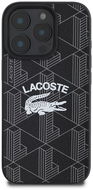 Lacoste Blend Monogram MagSafe Back Cover für das iPhone 16 Pro Black - Handyhülle