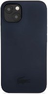 Lacoste Liquid Silicone Glossy Printing Logo Kryt pre Apple iPhone 13 Navy - Kryt na mobil