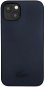Lacoste Liquid Silicone Glossy Printing Logo Cover für Apple iPhone 13 Navy - Handyhülle