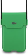 Lacoste PVC Iconic Petit Pique Metal Logo Phone Pocket XL Green - Phone Case