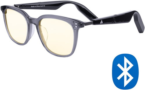 LACETO Bluetooth Glasses PLAYER Grey - Computer Glasses - Main image