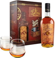 LA CRUZ Ron 12YO 0,7 l + 2 skleničky, 40 % vol - Gift Set