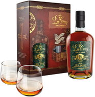 LA CRUZ Ron 15YO 0,7 l + 2 skleničky, 40 % vol - Gift Set