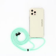 La Coque Francaise Nina Rope strap water green  - Phone Lanyard