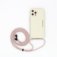 La Coque Francaise Nina Rope strap beige metalic  - Phone Lanyard