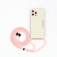La Coque Francaise Nina Rope strap peach  - Phone Lanyard