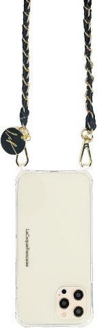 La Coque Francaise Lou phone chain black and golden  - Phone Lanyard - Main image
