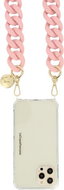 La Coque Francaise Alice phone chain pale pink mat  - Phone Lanyard