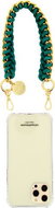 La Coque Francaise Romy short green braided chain - Phone Lanyard