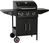 Landmann BBQ Gas Grill 3.1 (13 kW) with Cast Iron Grates, Gas Bottle Holder, Tool Hooks - Grill