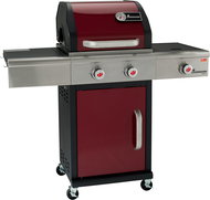 Landmann Gas Grill TRITON 2.1 bordeaux, with Cast-iron Grill Grate, 12912 - Grill