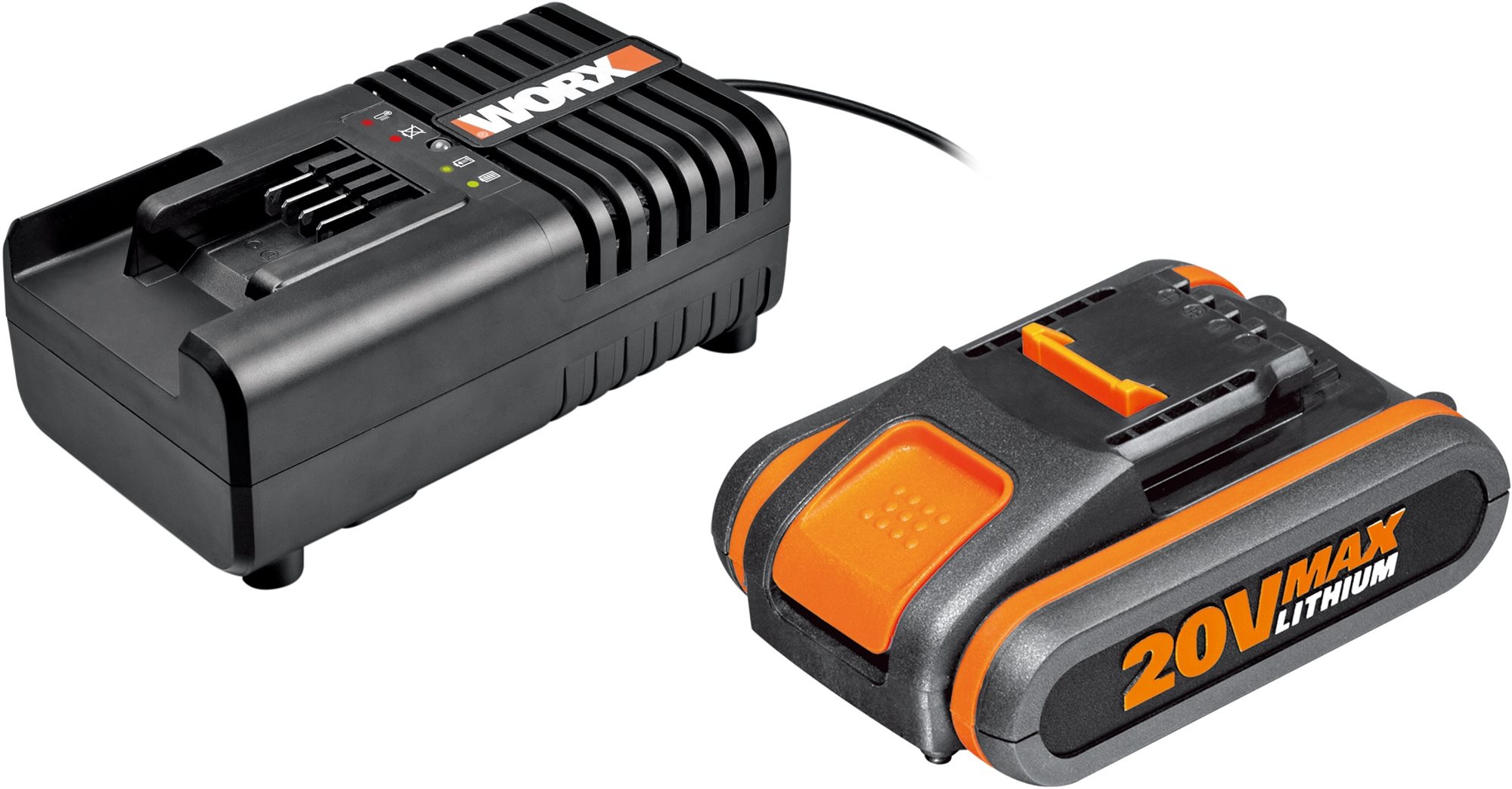 WORX 20 V 2.0 Ah akumulator WA3551 2.0 A nabije ka WA3880 Rechargeable Battery for Cordless Tools Alza.cz