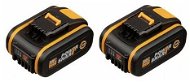 Worx 2x 20 V / 4.0 Ah Akumulátor KIT WA3553.2 - Rechargeable Battery for Cordless Tools