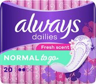 ALWAYS Dailies Normal To Go Fresh Pads 20 pcs - Panty Liners