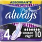 ALWAYS Platinum Secure Night 10 ks - Menštruačné vložky