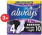 ALWAYS Platinum Secure Night 3× 10 ks - Menštruačné vložky