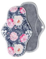 T-TOMI Night Fabric Night Pads - Grey Flowers - Sanitary Pads