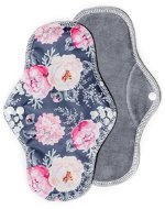 T-TOMI Night Fabric Night Pads - Grey Flowers - Sanitary Pads