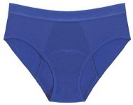 PINKE WELLE Blue Bikini - mid-length. and light menstruation, size 4, sizing: 2 mm, waistband. L - Menstruation Underwear