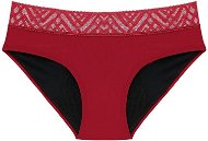 PINKE WELLE "Moře" červené - silná menstruace, vel. XL - Menstruační kalhotky