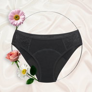 Repettes Classic cut for medium menstruation, pink, merino L - Menstruation Underwear