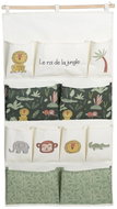LA FACTORY Hanging toy organiser The King of the Jungle, 110 × 60 cm - Organiser