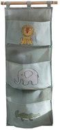 LA FACTORY Hanging toy organiser The King of the Jungle, 80 × 30 cm - Organiser
