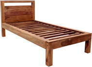 Amba 90 × 200 Indian solid rosewood lacquered wood - only stain - Bed