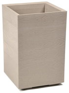 Lamela Flower pot Karo Eco Coffee plate, latte, 400 × 400 × 600 mm - Flower Pot