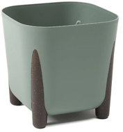 Lamela Květináč Frida 29 cm Eco šedozelený, hranatý - Flower Pot
