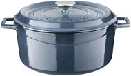 LAVA METAL  RoundCast Iron Pot 28cm - Grey Majolica - Pot