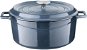 LAVA METAL  RoundCast Iron Pot 28cm - Grey Majolica - Pot