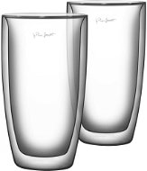 Lamart set of 2 café latte glasses 380ml VASO LT9011 - Glass