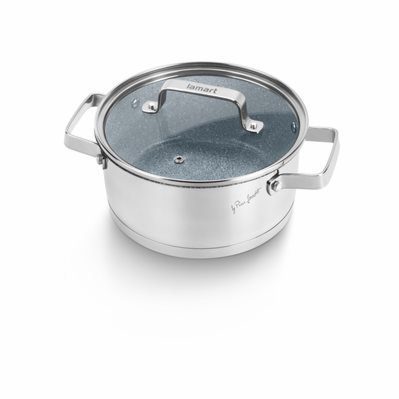 LAMART STONESS LT1102 Edelstahltopf 18 cm - Topf - Hauptbild