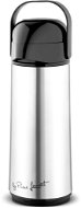 LAMART Thermosflasche mit Edelstahlpumpe 1l PIST LT4036 - Thermoskanne