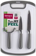 LAMART PEEL LT2097 KNIVES, SCRAPER, BOARD - Knife Set