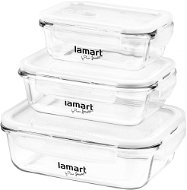 Ételtároló doboz szett Lamart Air LT6011 3 darabos tárolóedény készlet - Sada dóz