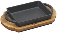 LAVA METAL Cast iron bowl with base 12x15 cm - Roasting Pan