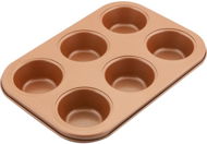 LAMART LT3091 MUFFIN SÜTŐFORMA 6 DARABOS 26,5X18 CM COPPER - Sütőforma