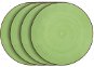LAMART Set mělkých talířů 4 ks zelené LT9055 HAPPY  - Sada talířů