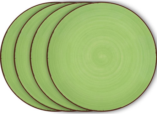 LAMART Set of dessert plates 4 pcs green LT9061 HAPPY - Set of Plates - Main image