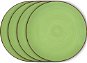 LAMART Set dezertních talířů 4 ks zelené LT9061 HAPPY  - Sada talířů