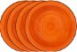 Set of Plates LAMART Set of 4 deep plates orange LT9063 HAPPY - Sada talířů