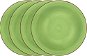 LAMART Set hlbokých tanierov 4 ks zelené LT9067 HAPPY - Súprava tanierov