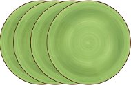 LAMART Set hlbokých tanierov 4 ks zelené LT9067 HAPPY - Súprava tanierov